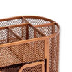 Picture of ROSE GOLD MESH DESK ORGANISER